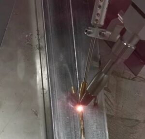 laser welding working